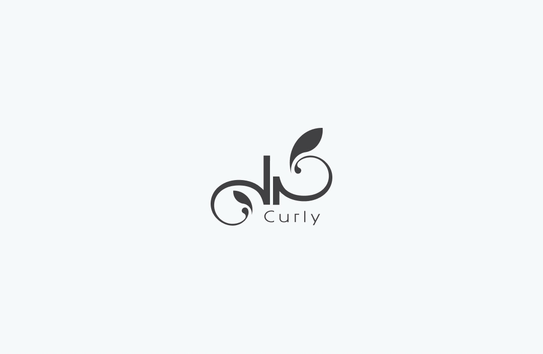 Curly logo design