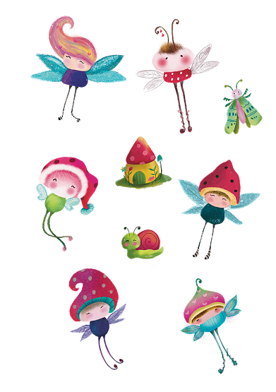 Whimsical illustration collection